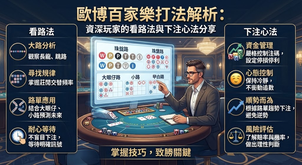 資深玩家的看路法與下注心法分享
